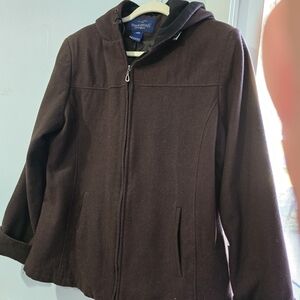 Mackintosh Newengland  Dark Brown Hooded Jacket